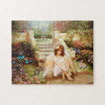 Puzzles angéliques de prière de sérénité