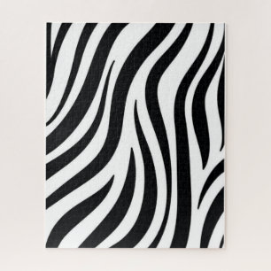 Puzzles Black & White Leopard