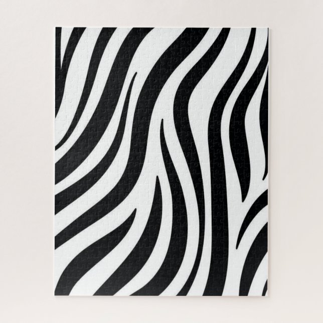 Puzzles Black & White Leopard (Vertical)