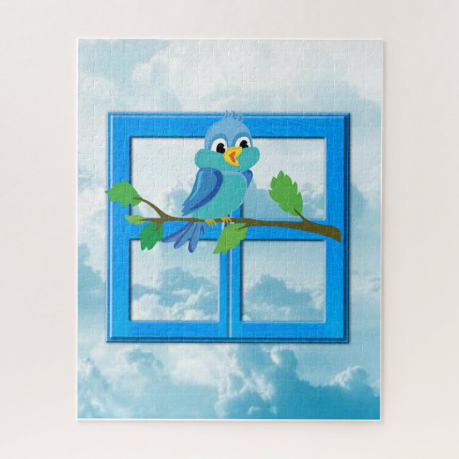 Puzzles Blue Bird (Vertical)