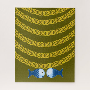 Puzzles Blue Fish