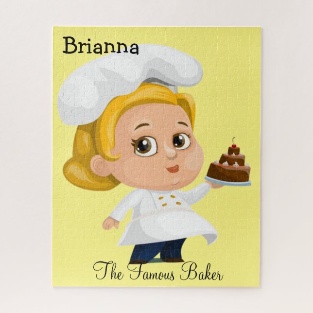 Puzzles Boulangerie Jaune Boulangerie Cupcake (Vertical)