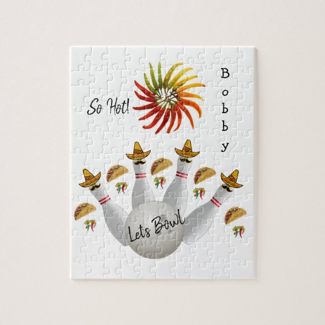 Puzzles Bowling Balls Hot Peppers (Vertical)