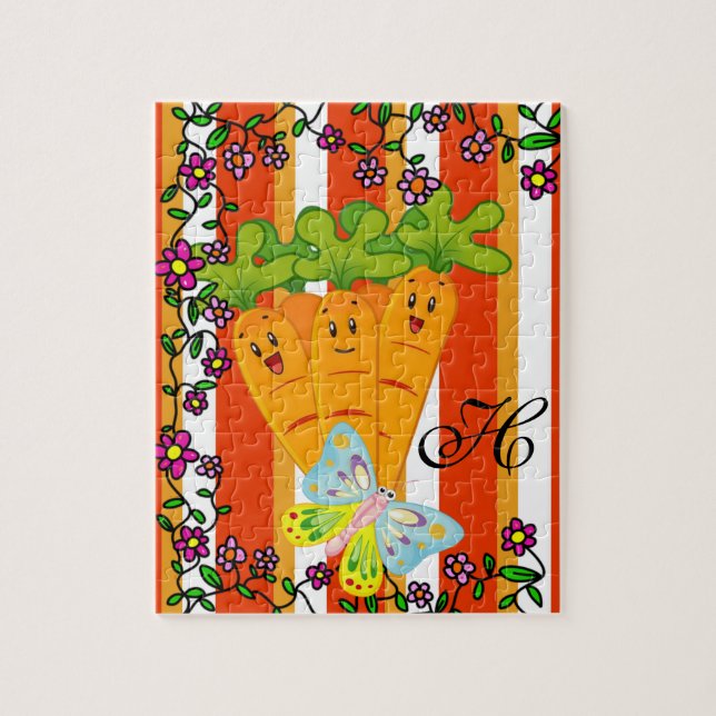 Puzzles Carottes Beurre Bouton (Vertical)