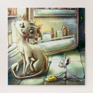 Puzzles - Cat and Mouse - by Monika Marzec