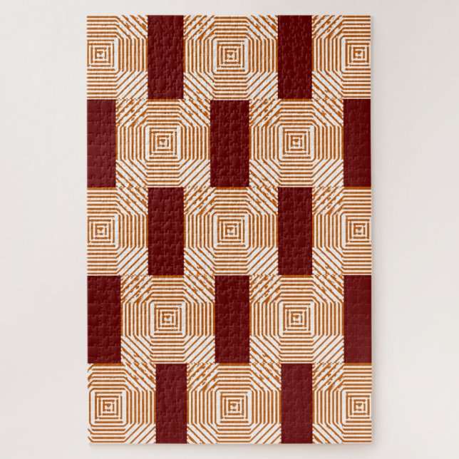 Puzzles Challenging White Burgundy  (Vertical)