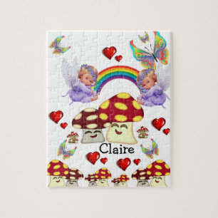 Puzzles Champignons, Anges, Arcs-en-ciel Papillon