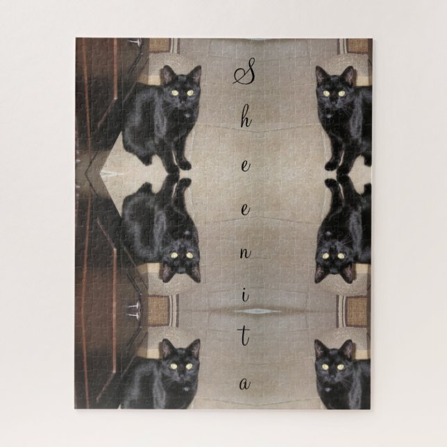 Puzzles Chat noir (Vertical)