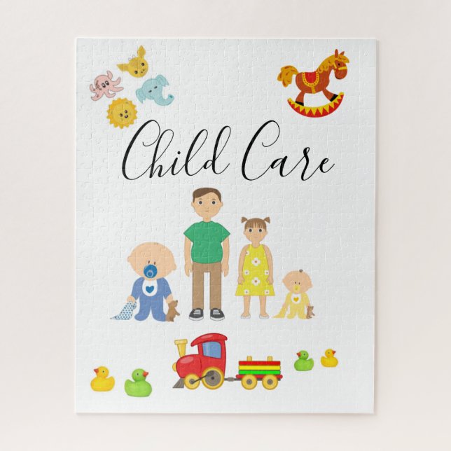 Puzzles Child Care (Vertical)
