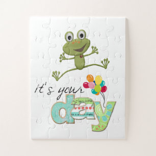 Puzzles Colorful heureux Anniversaire amis famille