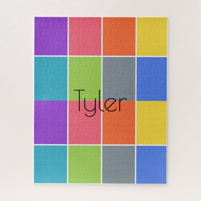 Puzzles Coloured Squares (Vertical)