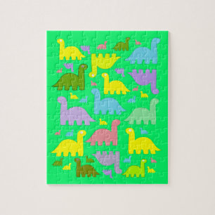 Puzzles Colourful Dinosaurs