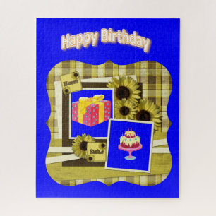 Puzzles Colourful Happy Birthday Friends Family
