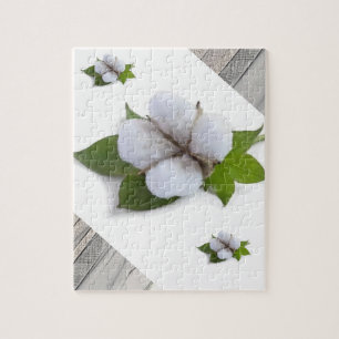 Puzzles coton blanc