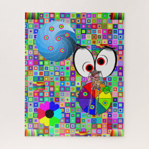 Puzzles couleurs colorées