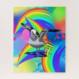 Puzzles Couleurs colorées Mouettes