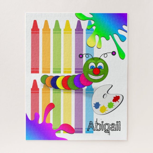 Puzzles Couleurs des tortues Crayons (Vertical)