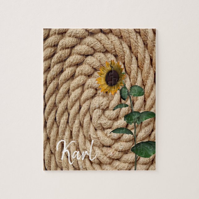 Puzzles de corde de tournesol (Vertical)