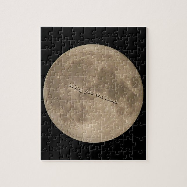 Puzzles de Pleine lune personnalisés par puzzle de (Vertical)