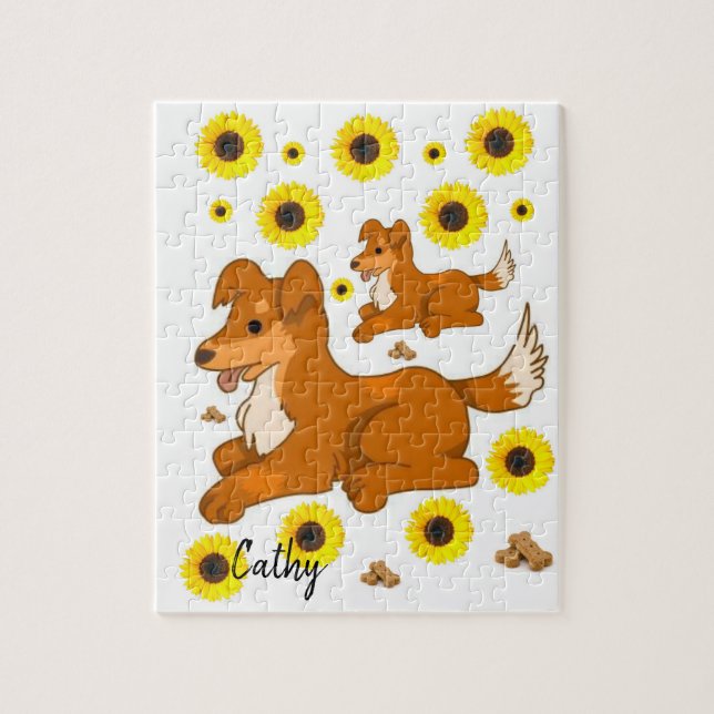 Puzzles de tourterelles (Vertical)