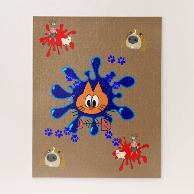 Puzzles Dog Cats (Vertical)