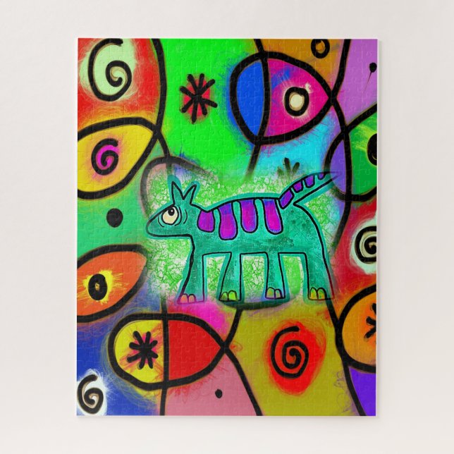 Puzzles Dog Whimsical (Vertical)