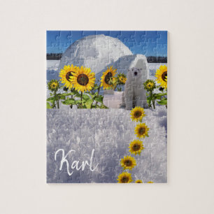 Puzzles d'ours polaires de tournesol