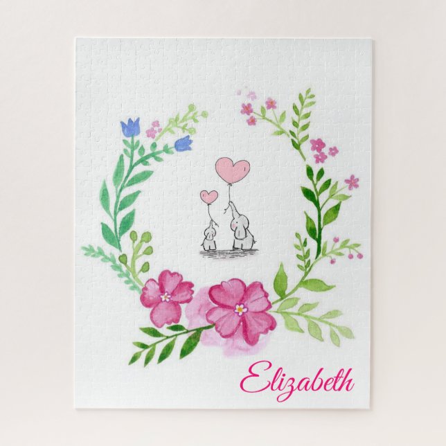 Puzzles Elephant (Vertical)