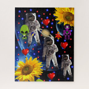 Puzzles Espaces Aliens Astronautes