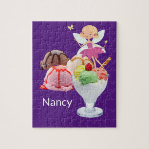 Puzzles Fairy Purple Ice Cream