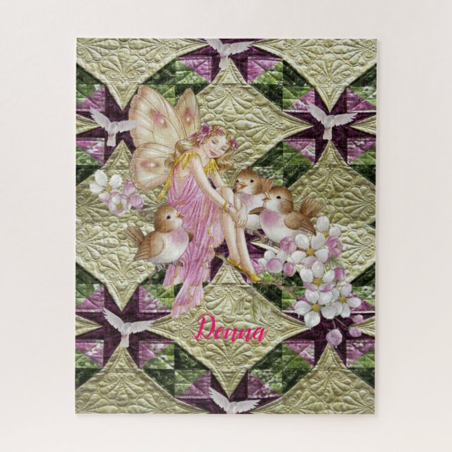 Puzzles Fairy White Dove (Vertical)