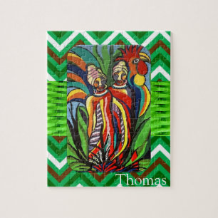 Puzzles Femmes Africaines Perroquets