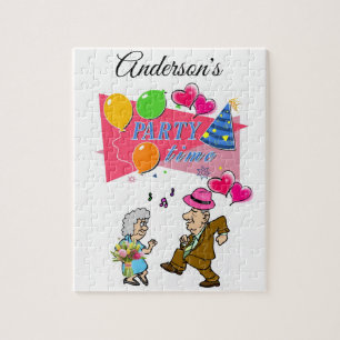 Puzzles Fête Vieux Couple Danse