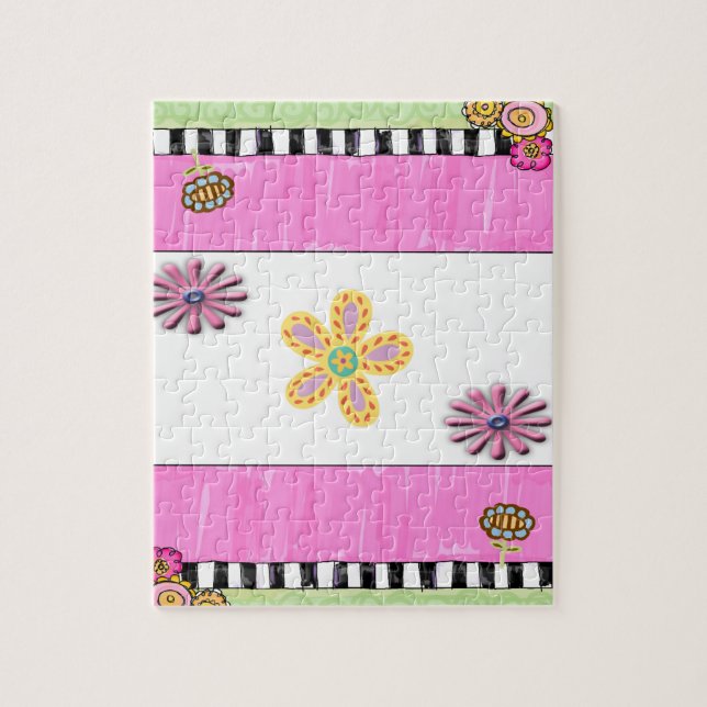 Puzzles Fleurs Florales Roses (Vertical)
