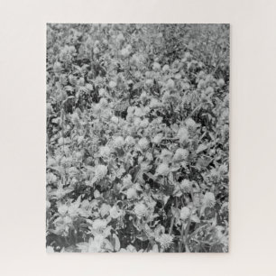 Puzzles Fleurs Vintages noir et blanc Imprimer