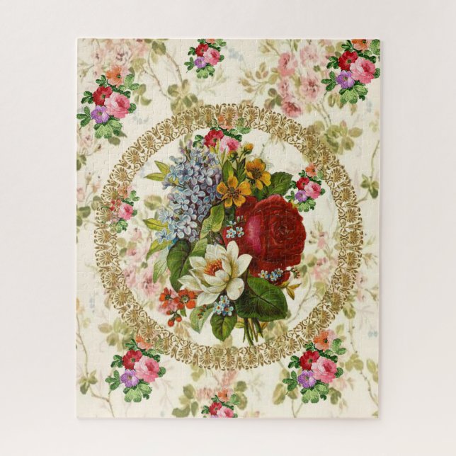 Puzzles Floral victorien (Vertical)