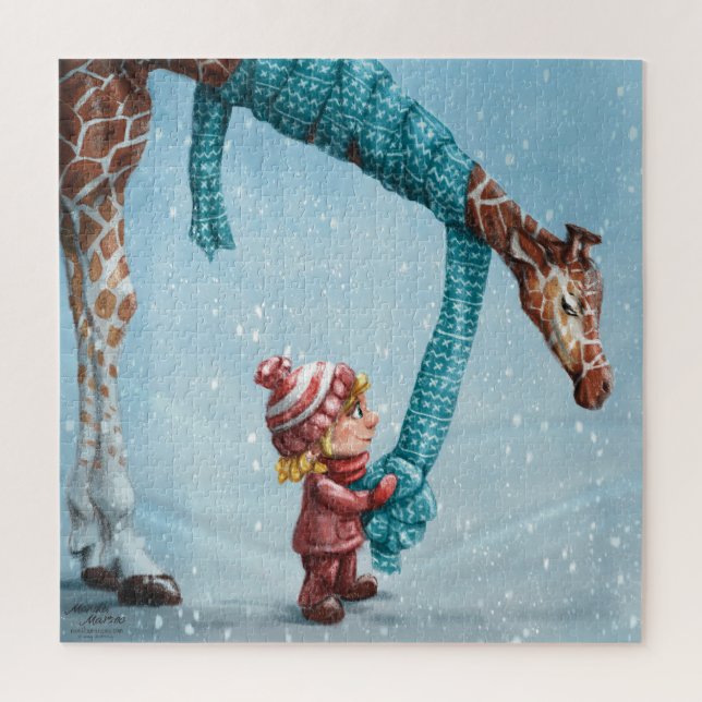 Puzzles - Gentillesse - illustration de Monika Mar (Vertical)