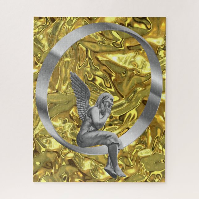 Puzzles Gold Argent Angel Circulaire (Vertical)