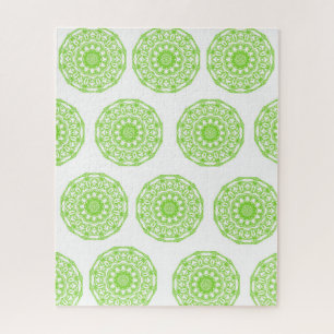Puzzles Green Mandala