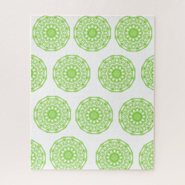 Puzzles Green Mandala (Vertical)