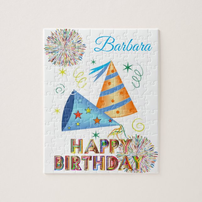 Puzzles Happy Birthday Hat (Vertical)