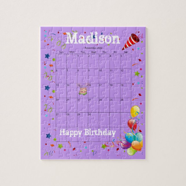 Puzzles,Happy Birthday November 2022 Jigsaw Puzzle (Vertical)