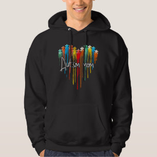 Puzzles Heart Love Autism Awareness Teacher Parent Hoodie