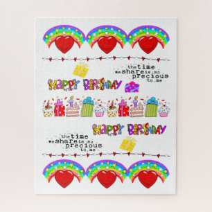 Puzzles Heureuse Sainte-Valentin Joyeux anniversai