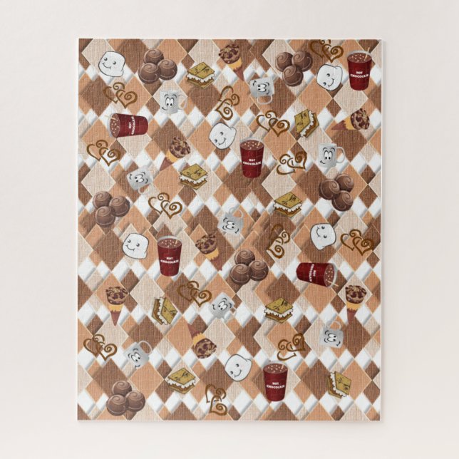 Puzzles Hot Chocolate Marshmallow (Vertical)