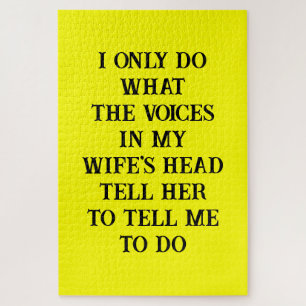 Puzzles Husband Wife's Joke