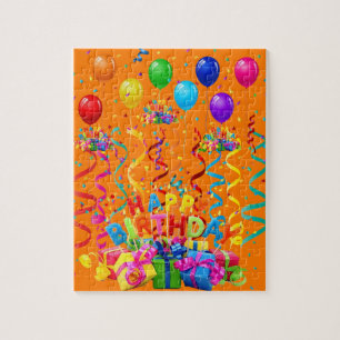 Puzzles Joyeux Ballons d'anniversaire