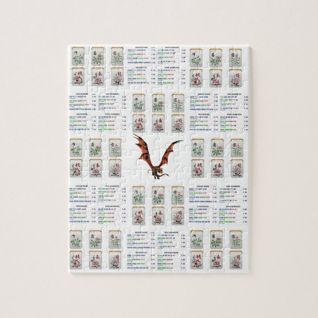 Puzzles Mahjong Dragon (Vertical)