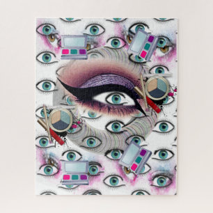Puzzles maquillage des yeux