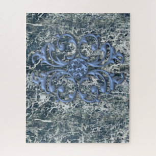 Puzzles Marbre Bleu